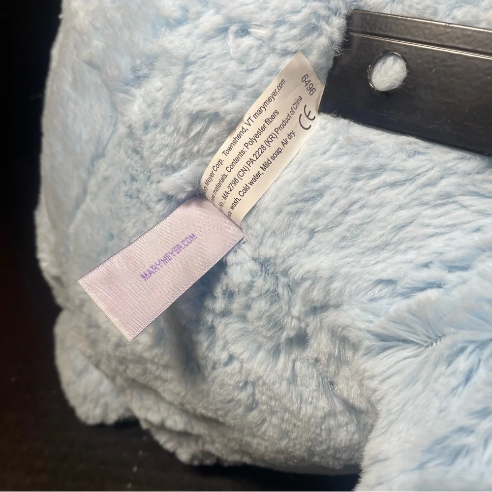 JUMBO RARE VHTF BNWT Mary Meyer Huge Blue Teddy Bear GREAT GIFT - Picture 13 of 16